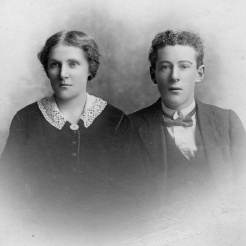 Roy Holt with wife Gertrude
